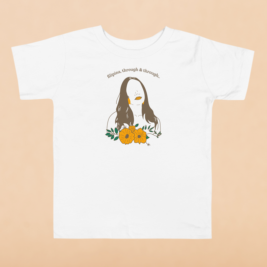 Filipina, Through & Through Cotton T-Shirt For Toddlers