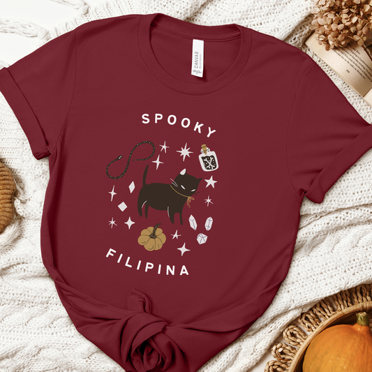 Spooky Filipina Funny Halloween Shirt Main Image