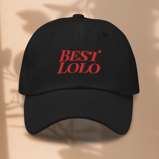 Best Lolo Filipino Father's Day Gift Embroidered Cap