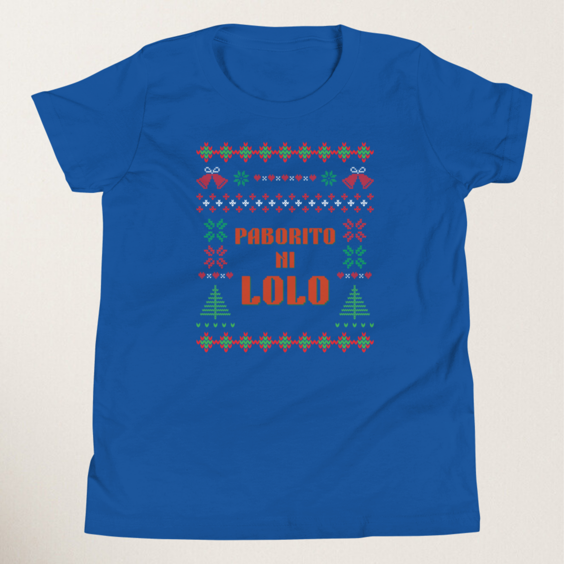 Paborito Ni Lolo Filipino Thanksgiving Christmas T-Shirt in True Royal