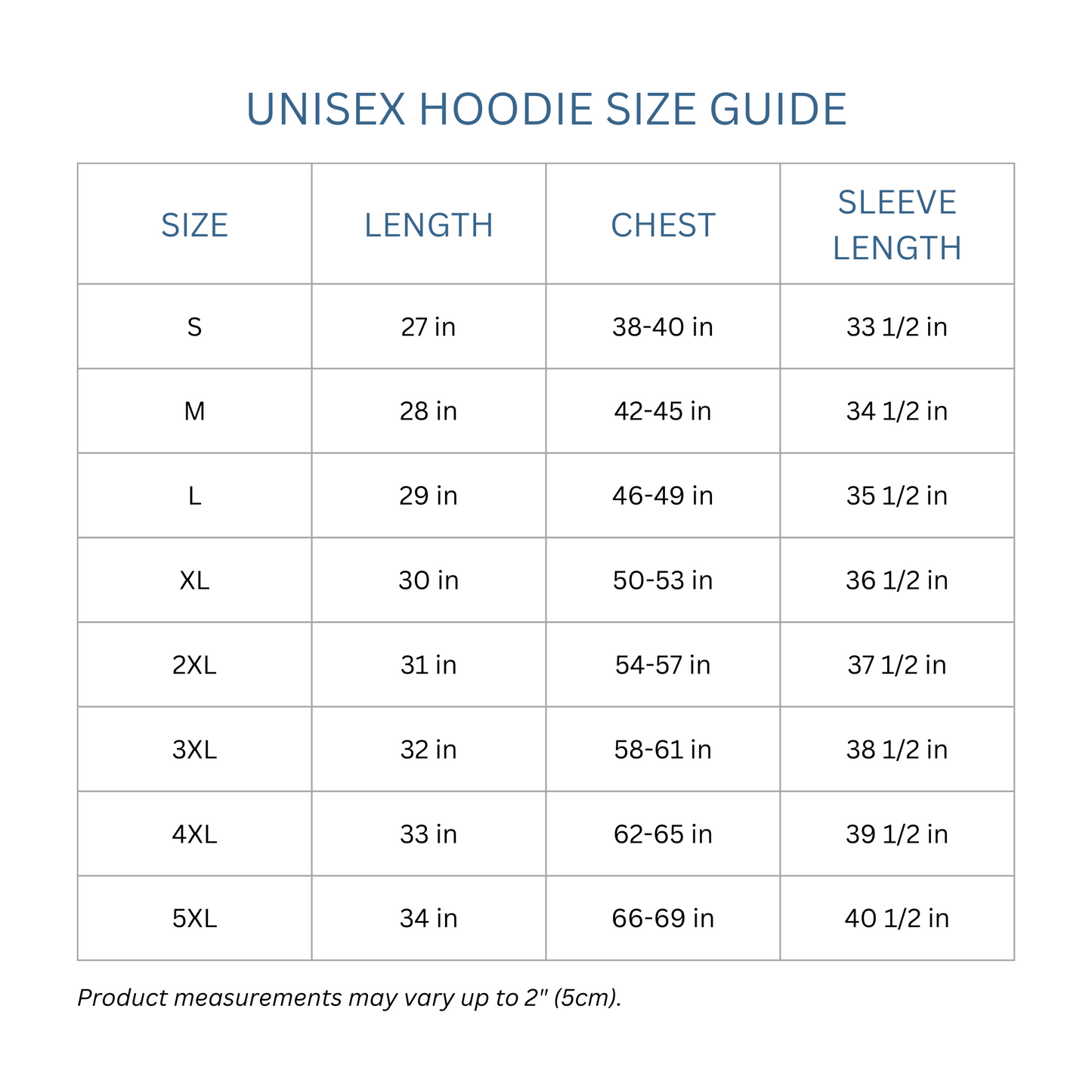 Filipino Hoodie Bigger Pwet Funny Embroidered Merch size guide