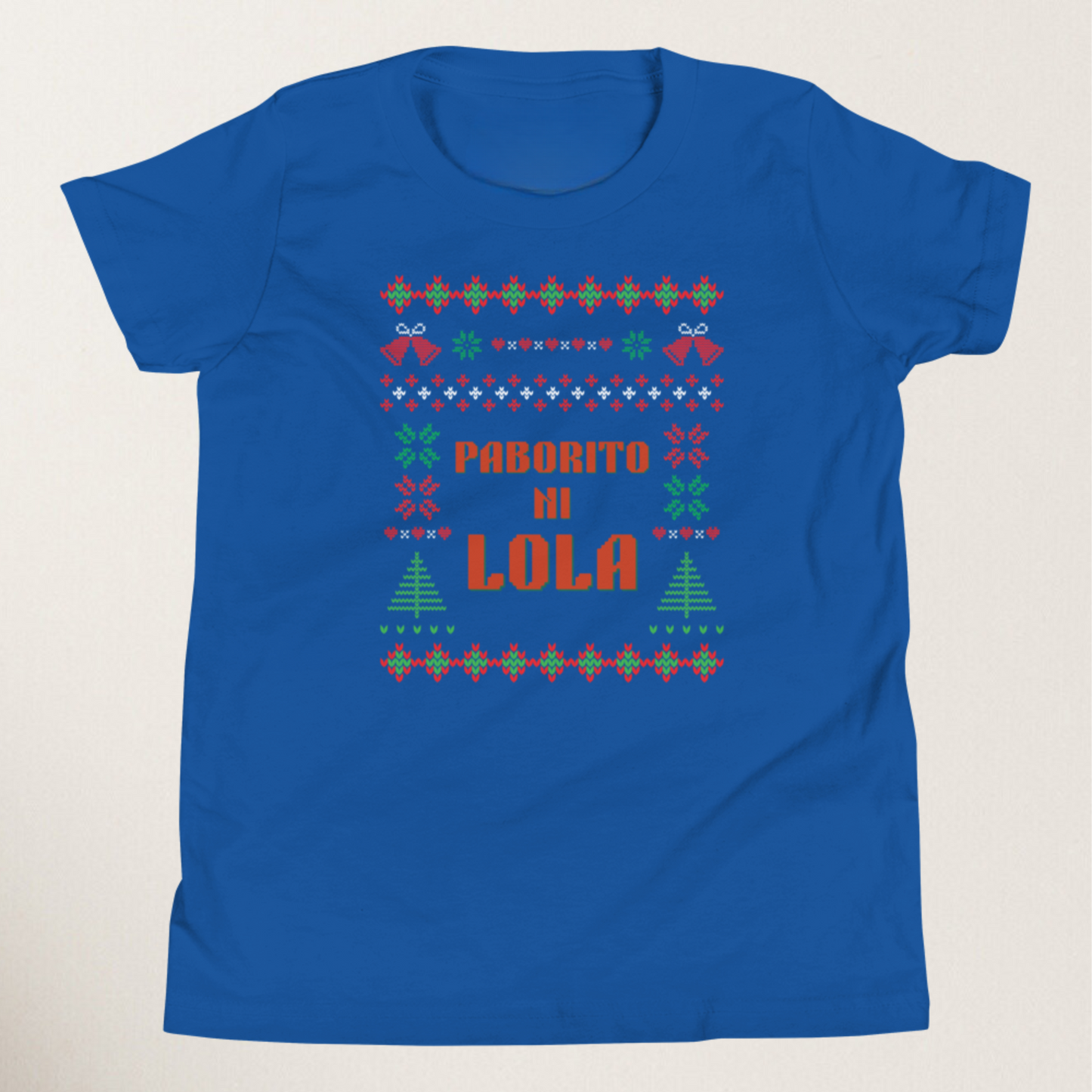 Kids/Youth Tee Paborito Ni Lola Filipino Thanksgiving Christmas T-Shirt