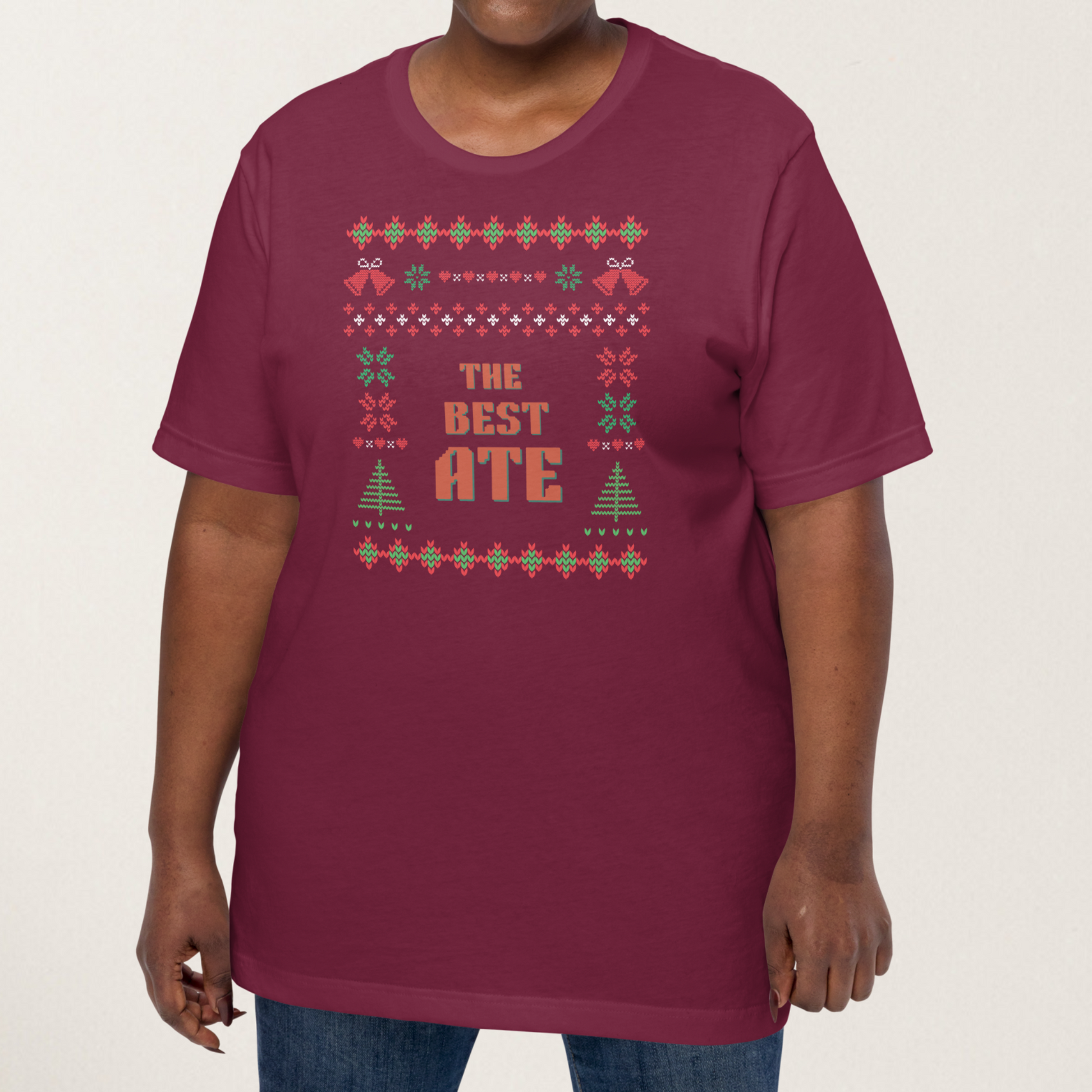 Woman wearing the The Best Ate Filipino Big Sister Thanksgiving Christmas Shirt