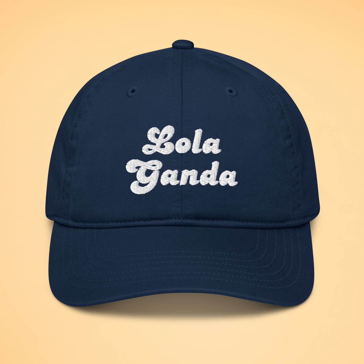Filipino Grandmother Lola Ganda Mother's Day Cotton Baseball Cap in Pacific