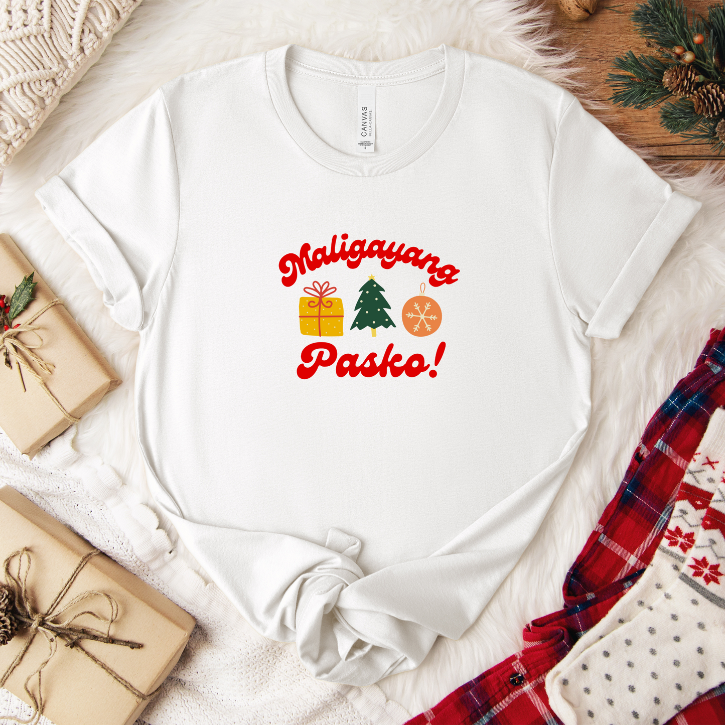 Maligayang Pasko Merry Christmas Filipino Family Group Shirt