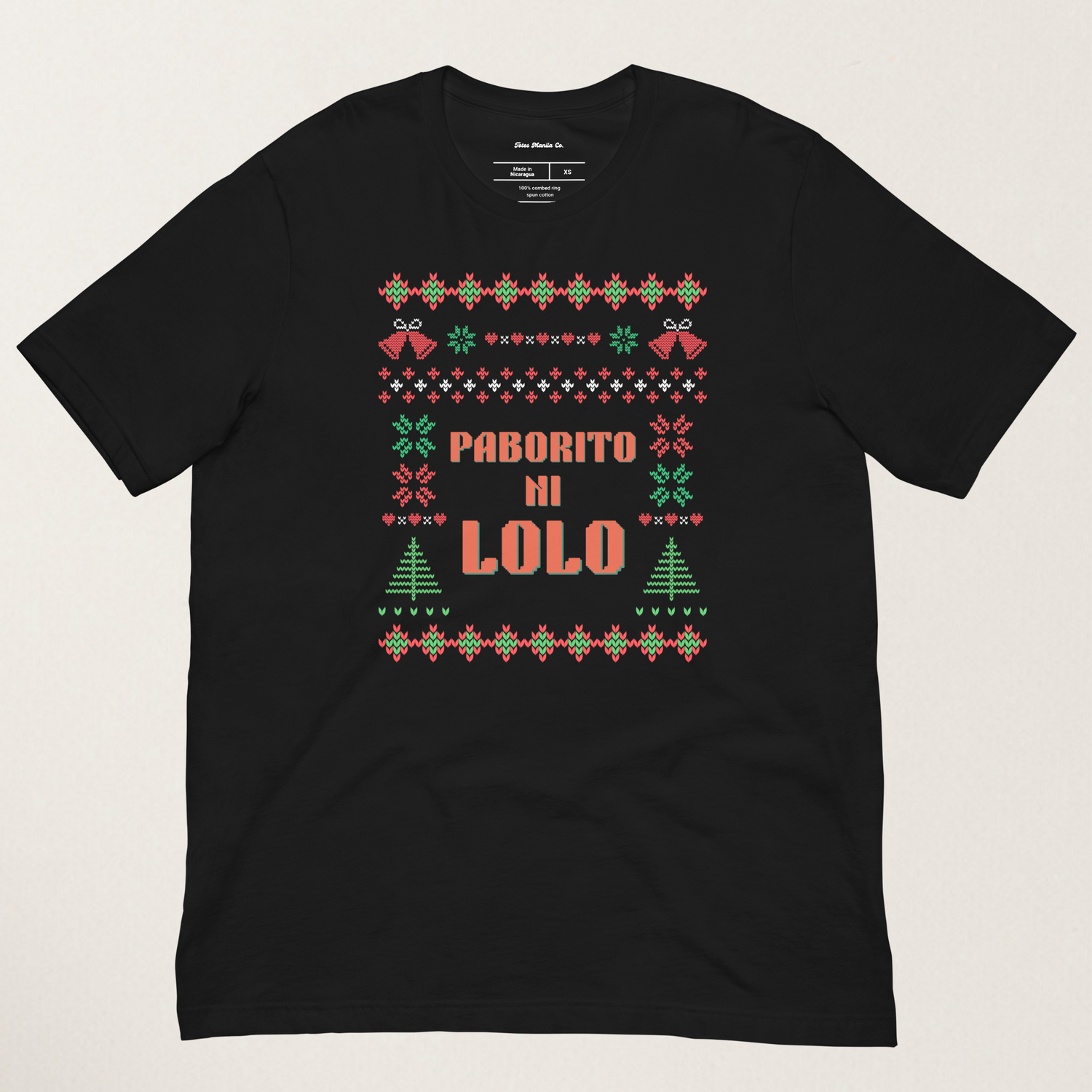 Paborito Ni Lolo Grandpa's Favorite Filipino Thanksgiving Christmas Shirt in Black
