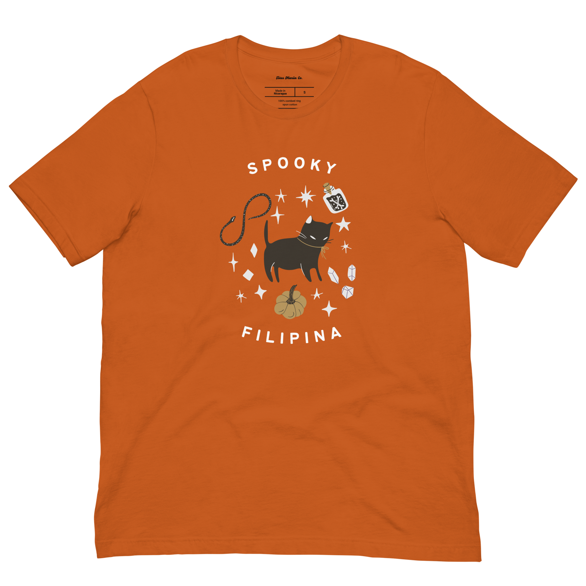 Spooky Filipina Funny Halloween Shirt in Autumn