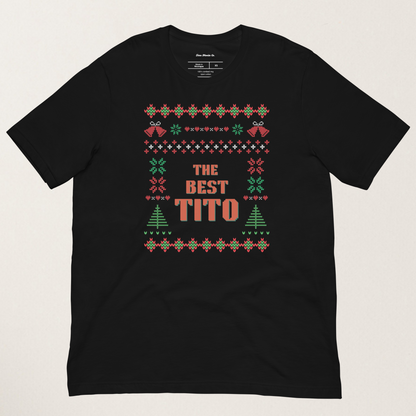 The Best Tito Filipino Uncle Thanksgiving Christmas Shirt in Black