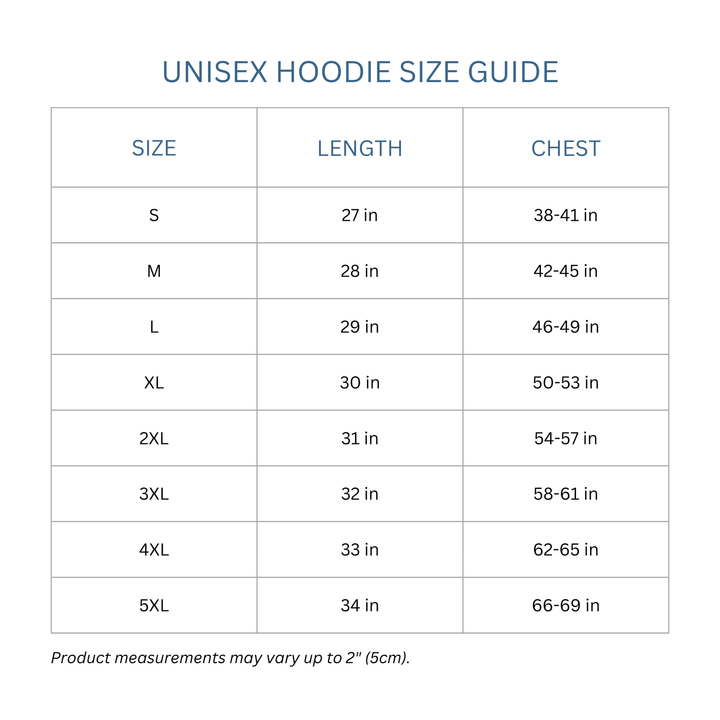 Filipino Hoodie Kumain Ka Na? Funny Embroidered Merch size guide