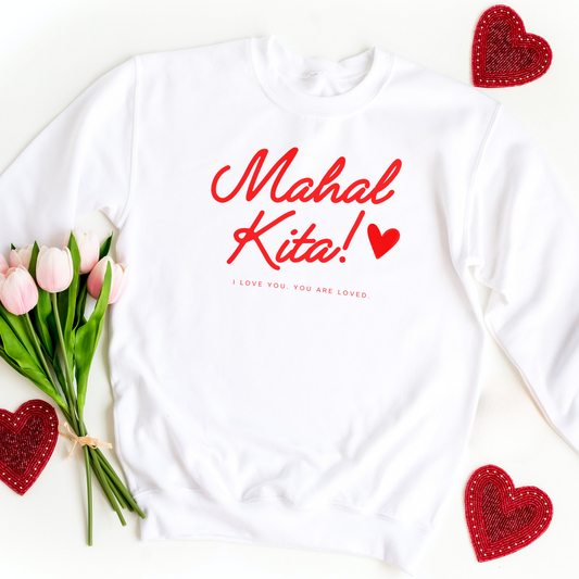 Filipino Sweatshirt Mahal Kita Statement Pinoy Crewneck Main Image