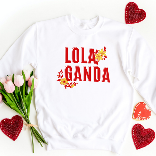 Filipino Sweatshirt Lola Ganda Pinay Grandmother Crewneck