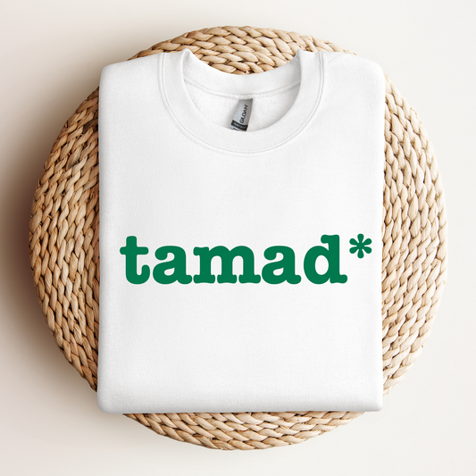 Filipino Sweatshirt Crew Neck Tamad* Statement Embroidered Merch