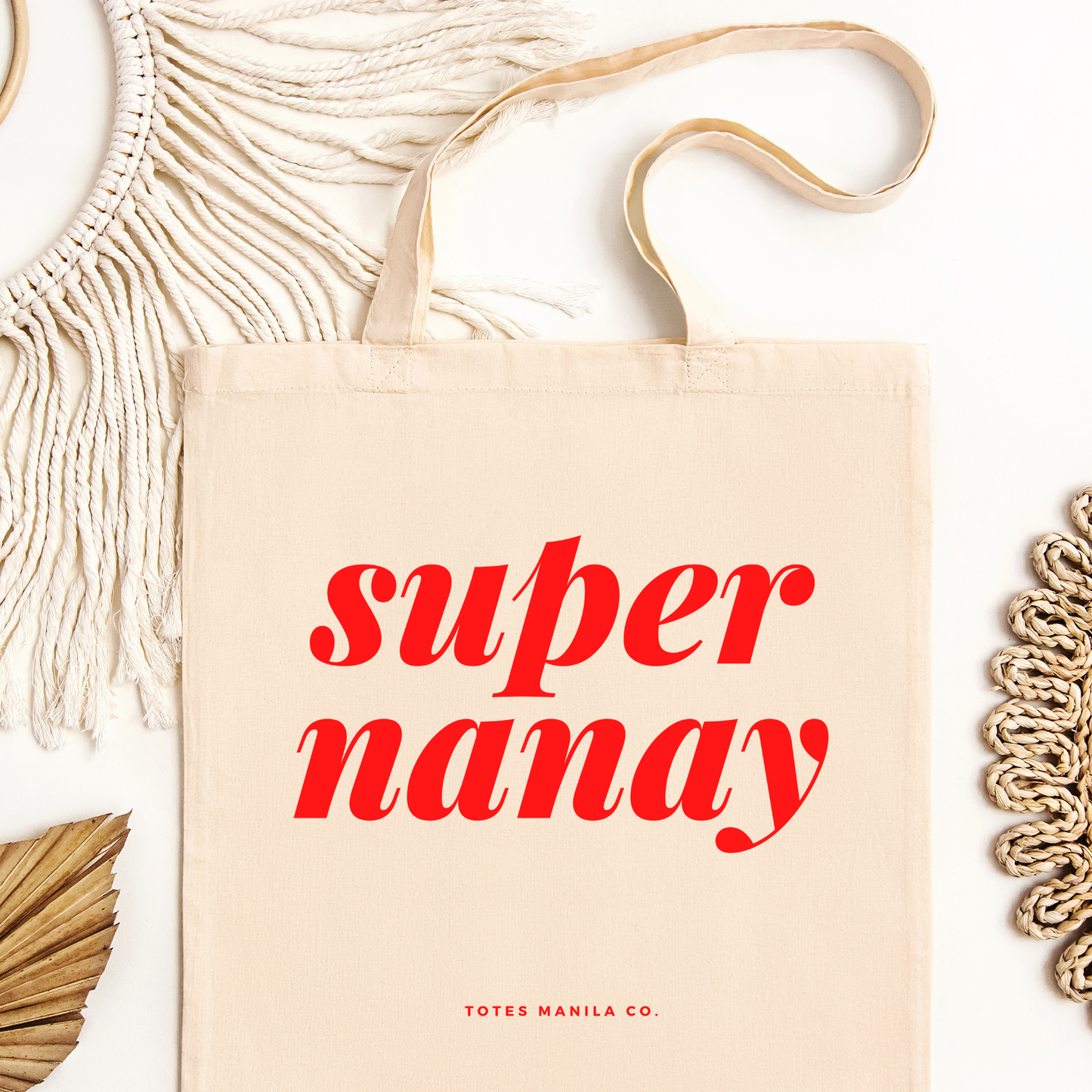 Filipino Super Nanay Best Mom Mother's Day Gift Tote Bag main image