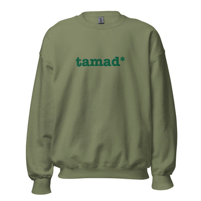 Filipino Sweatshirt Crew Neck Tamad* Statement Embroidered Merch