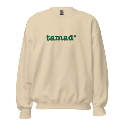 Filipino Sweatshirt Crew Neck Tamad* Statement Embroidered Merch