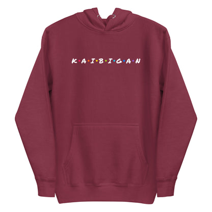 Filipino Hoodie Kaibigan Friends Merch in color variant Maroon