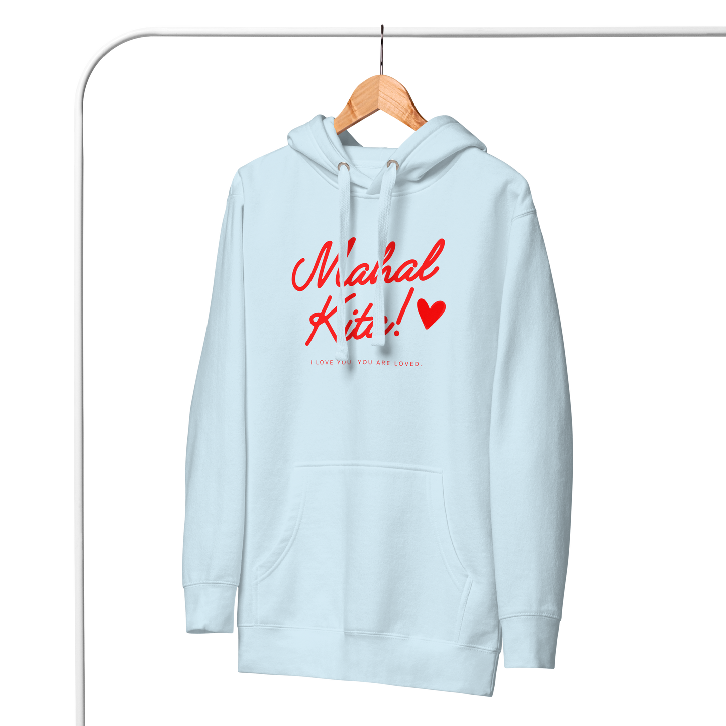 Filipino Hoodie Mahal Kita I Love You Tagalog in color variant Sky Blue