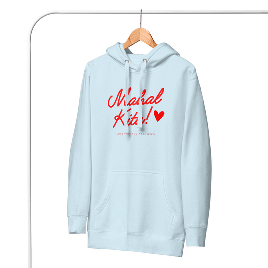 Filipino Hoodie Mahal Kita I Love You Tagalog in color variant Sky Blue