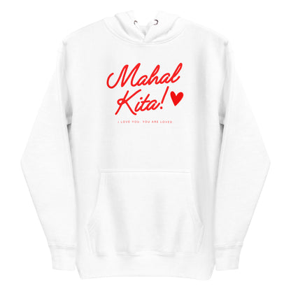 Filipino Hoodie Mahal Kita I Love You Tagalog in variant White Image 1