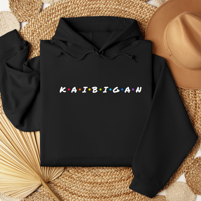 Filipino Hoodie Kaibigan Friends Merch in color variant Black