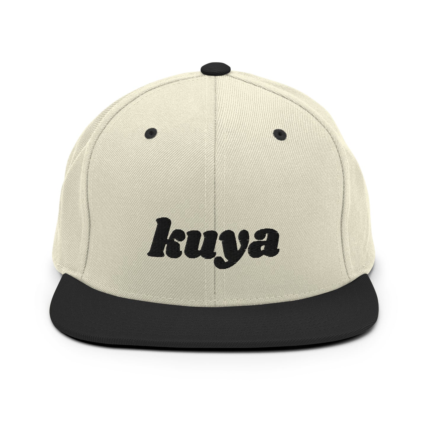 Custom Order: Kuya Embroidered Snapback Cap