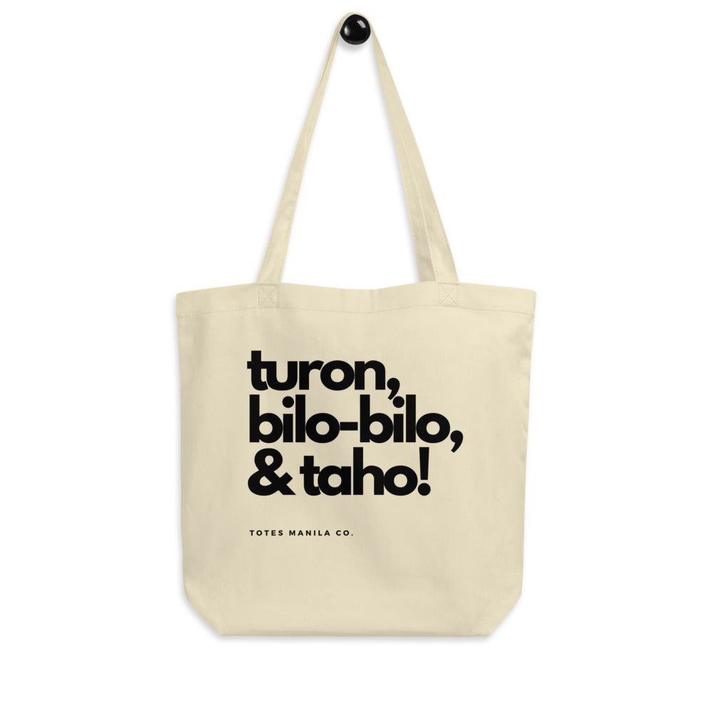  Filipino Food Turon, Bilo-bilo, & Taho! Meryenda Tote Bag in color variant Oyster