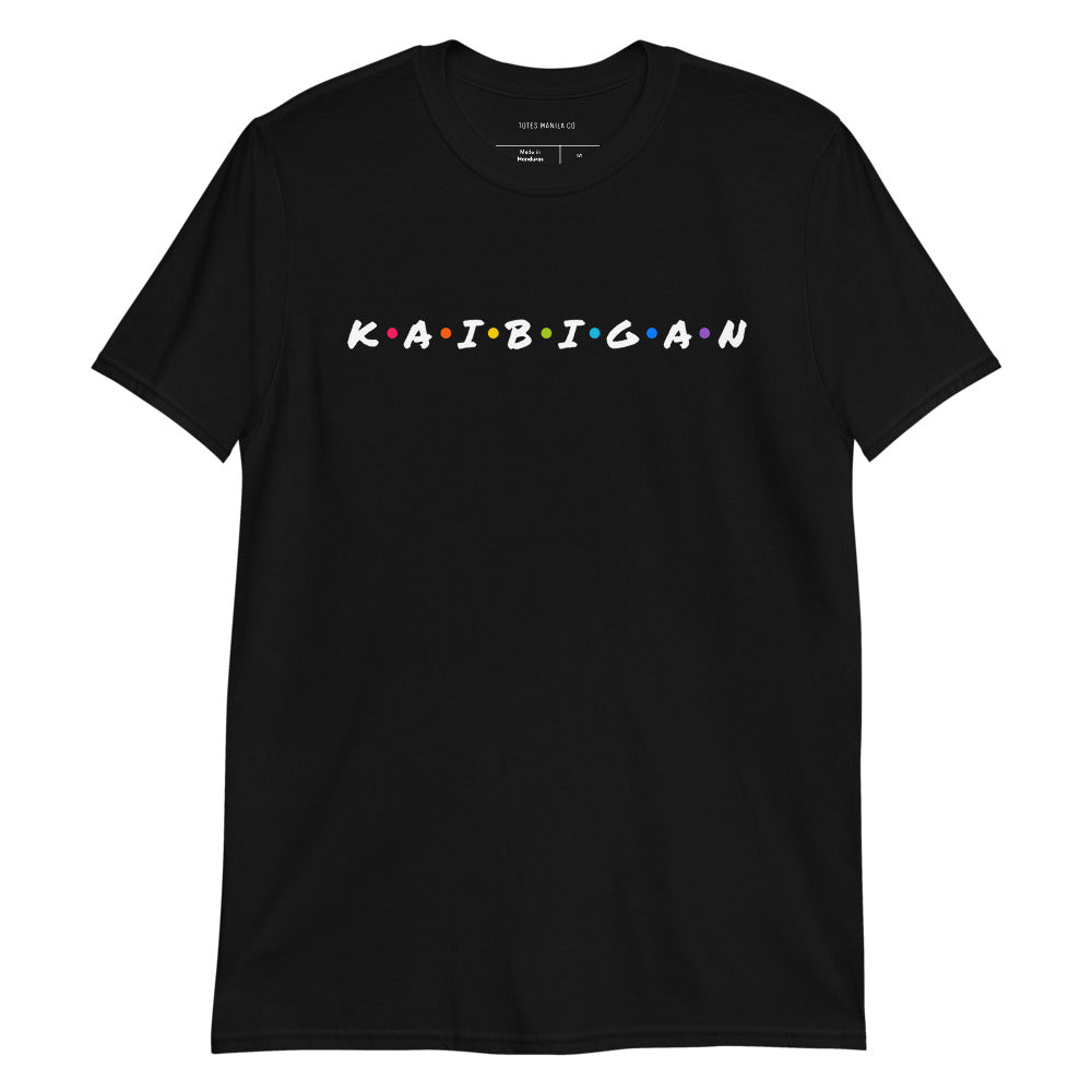 Filipino Shirt Kaibigan Friends Tagalog Merch in color variant Black