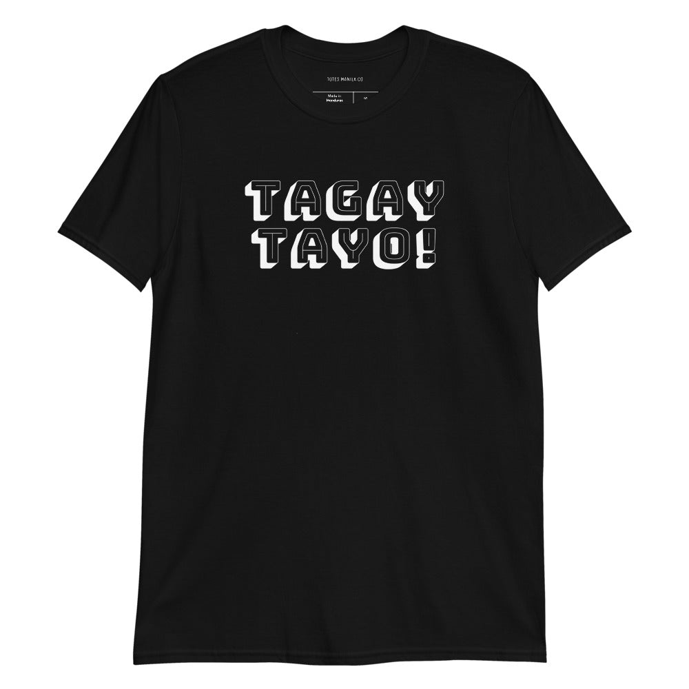 Filipino Shirt Tagay Tayo! Tagalog Funny Merch in color variant Black