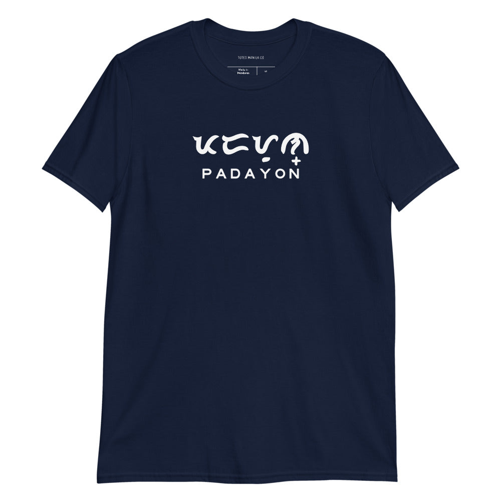 Filipino Baybayin Padayon Carry On Merch in color variant Navy