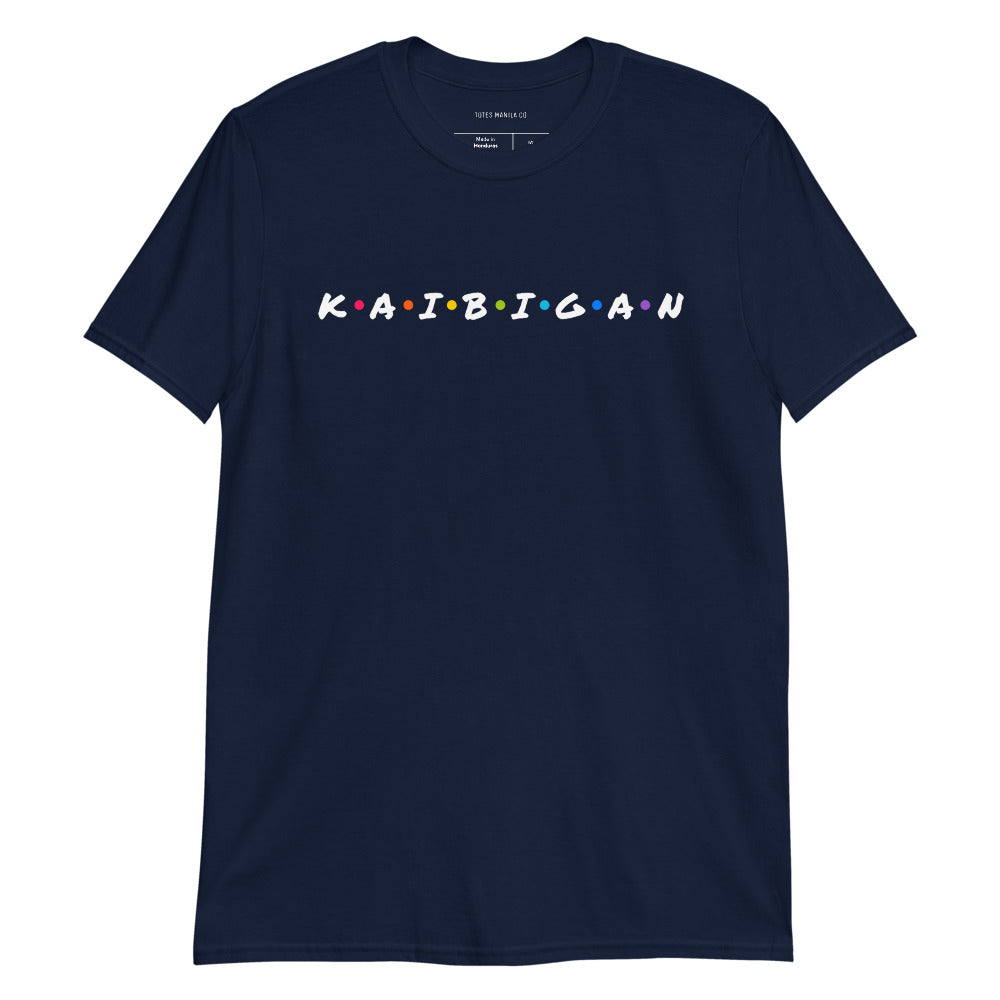 Filipino Shirt Kaibigan Friends Tagalog Merch in color variant Navy