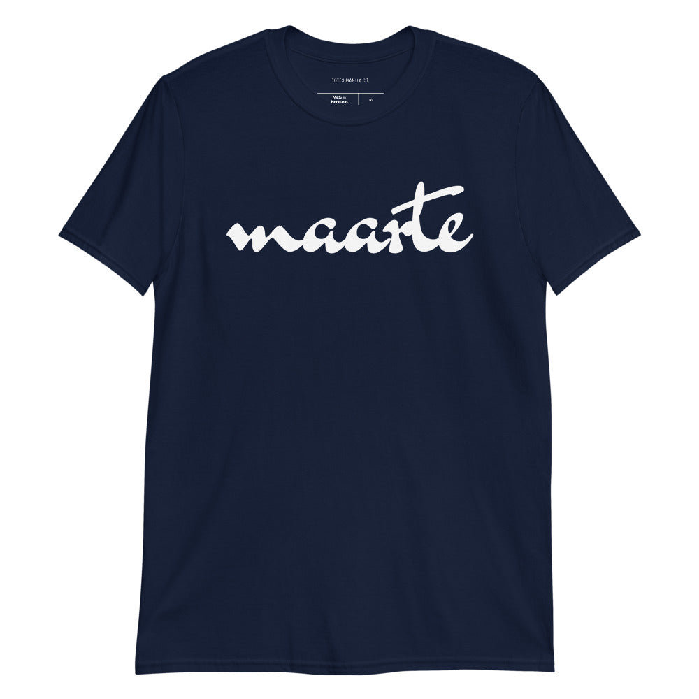 Filipino Shirt Maarte Statement Funny Tagalog Merch in color variant Navy
