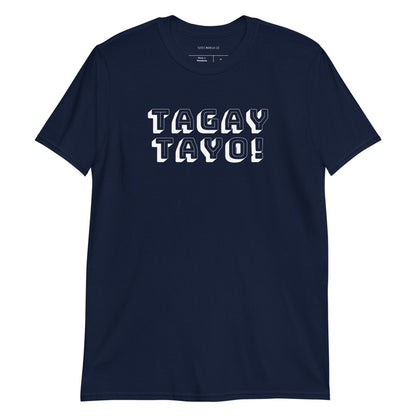 Filipino Shirt Tagay Tayo! Tagalog Funny Merch in color variant Navy