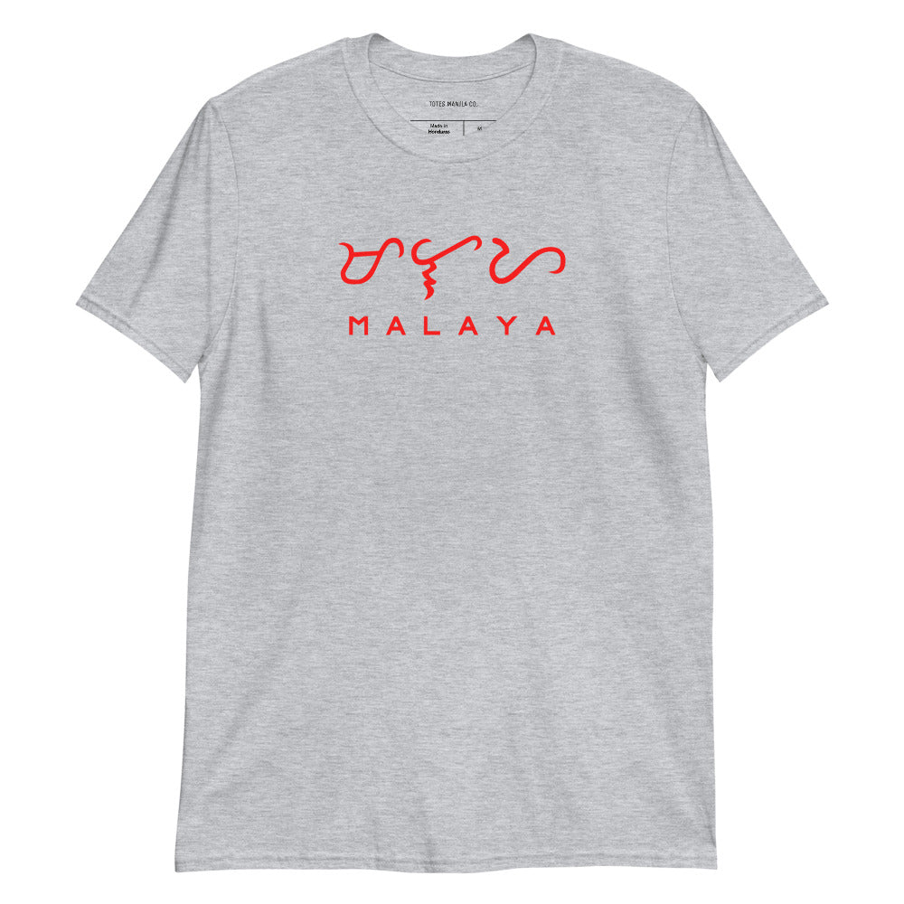 Filipino Shirt Baybayin Malaya Liberty Merch in color variant Gray