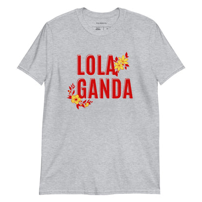 Filipino Shirt Grandmother Lola Ganda Mother's Day Gift Merch in color variant Gray