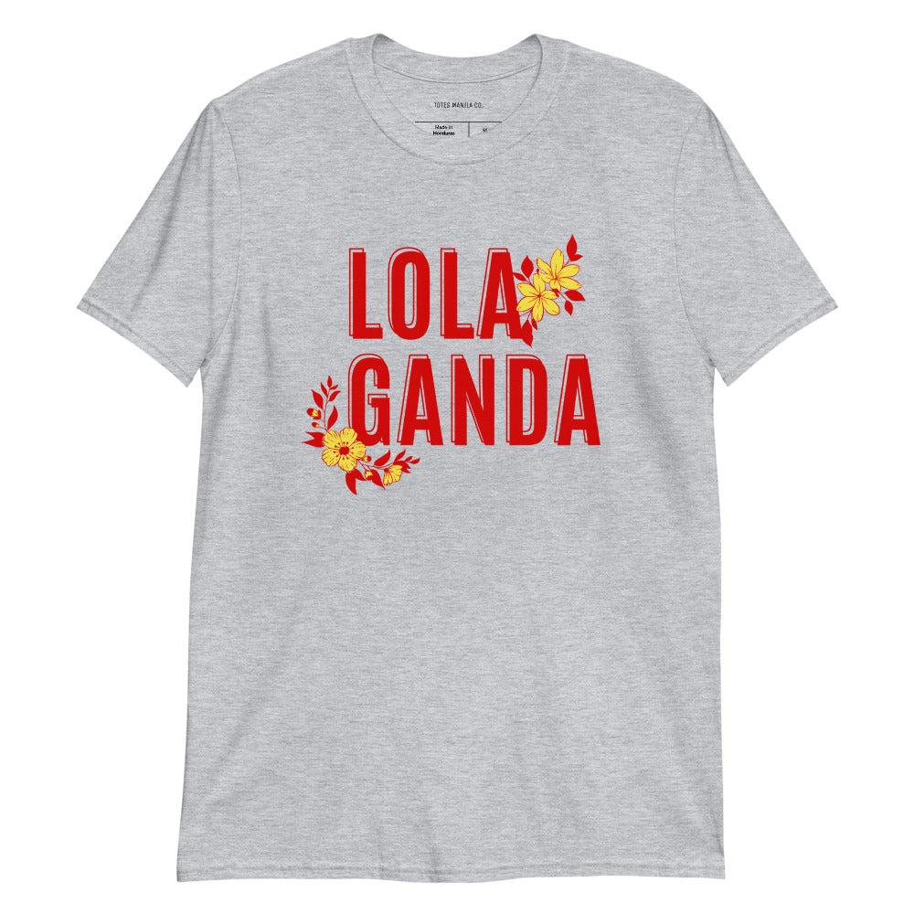 Filipino Shirt Grandmother Lola Ganda Mother's Day Gift Merch in color variant Gray