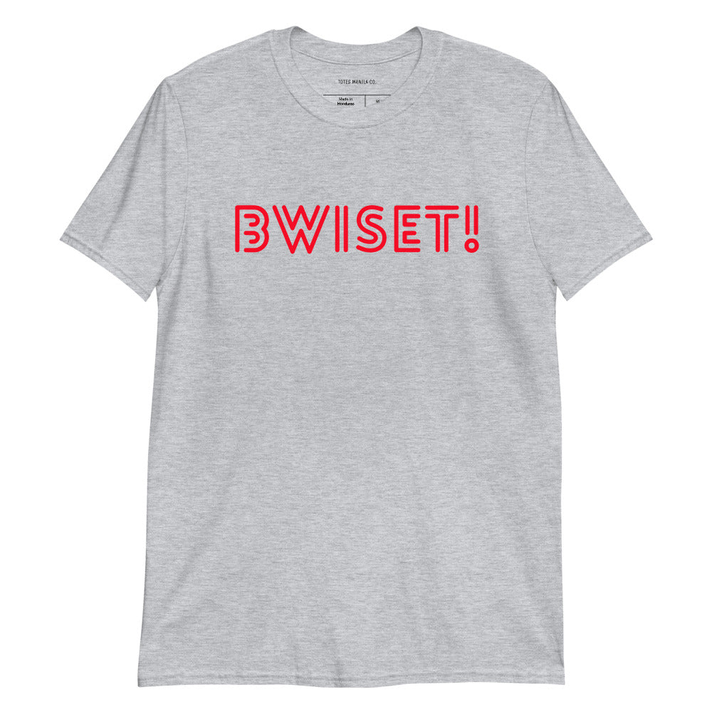 Filipino Shirt Bwiset! Tagalog Funny Merch  in color variant Gray