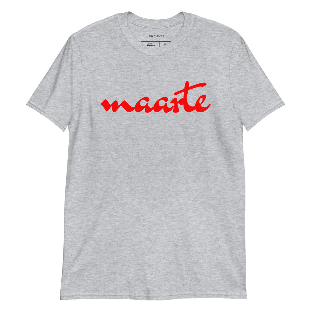 Filipino Shirt Maarte Statement Funny Tagalog Merch in color variant Gray