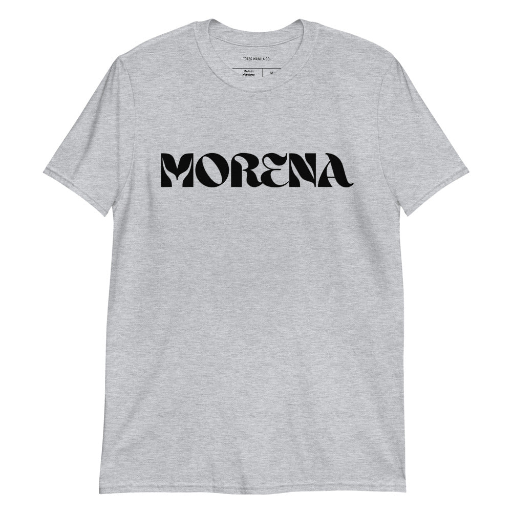 Filipino Shirt Morena Filipina Statement Merch in color variant Gray