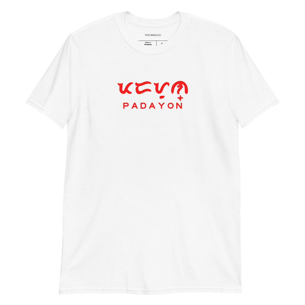 Filipino Baybayin Padayon Carry On Merch in color variant White