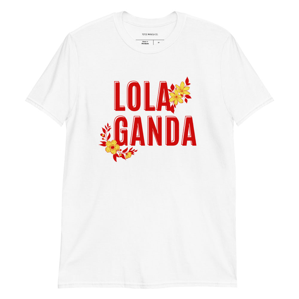 Filipino Shirt Grandmother Lola Ganda Mother's Day Gift Merch in color variant White