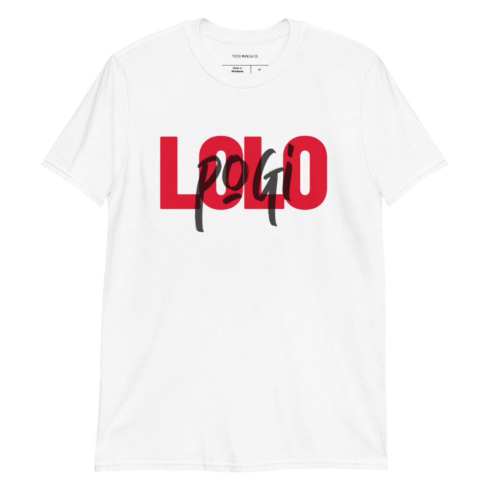 Filipino Shirt Grandfather Lolo Pogi Father's Day Gift Merch in color variant White