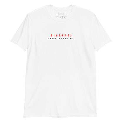 Filipino Shirt Biyernes - Tara! Inuman Na Fridays Everyday Merch in color variant White