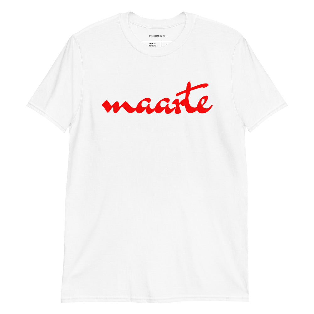 Filipino Shirt Maarte Statement Funny Tagalog Merch in color variant White