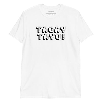 Filipino Shirt Tagay Tayo! Tagalog Funny Merch in color variant White