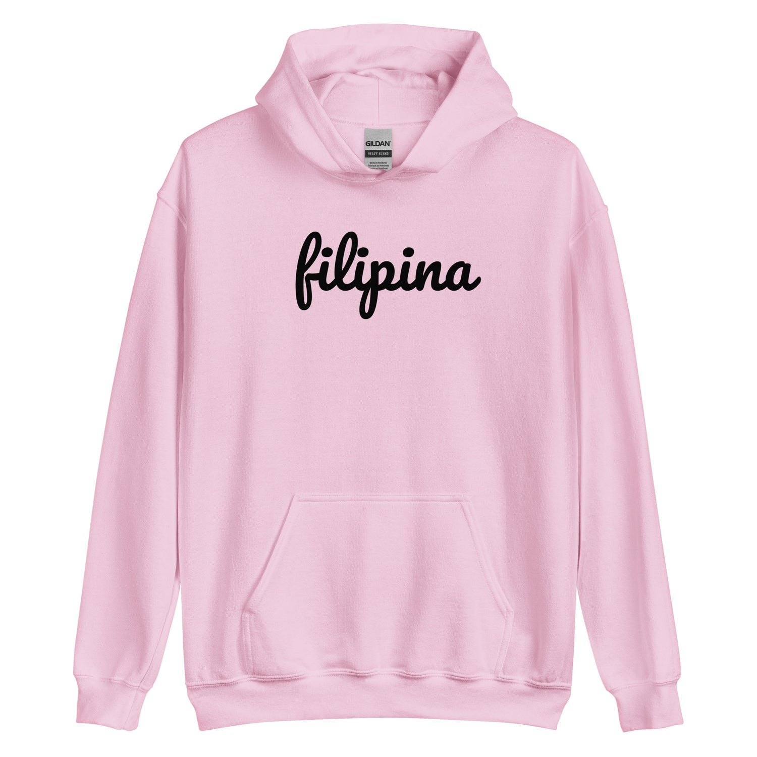 Filipina Statement Hoodie in color variant Light Pink.