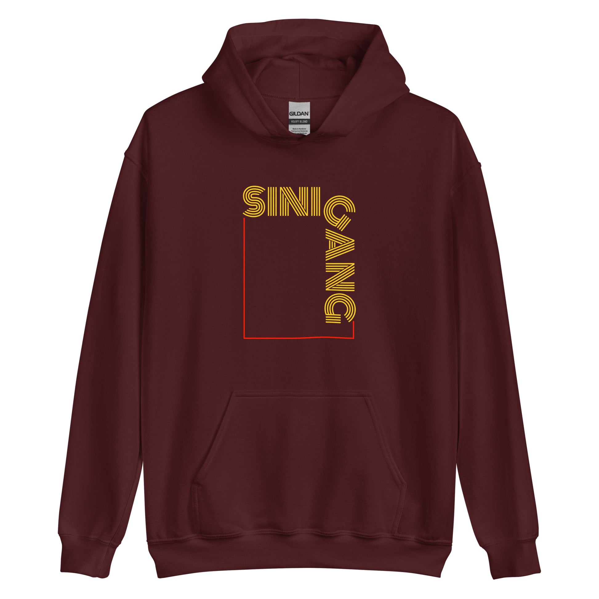 Filipino Hoodie Sinigang Pinoy Food Merch in color variant Maroon