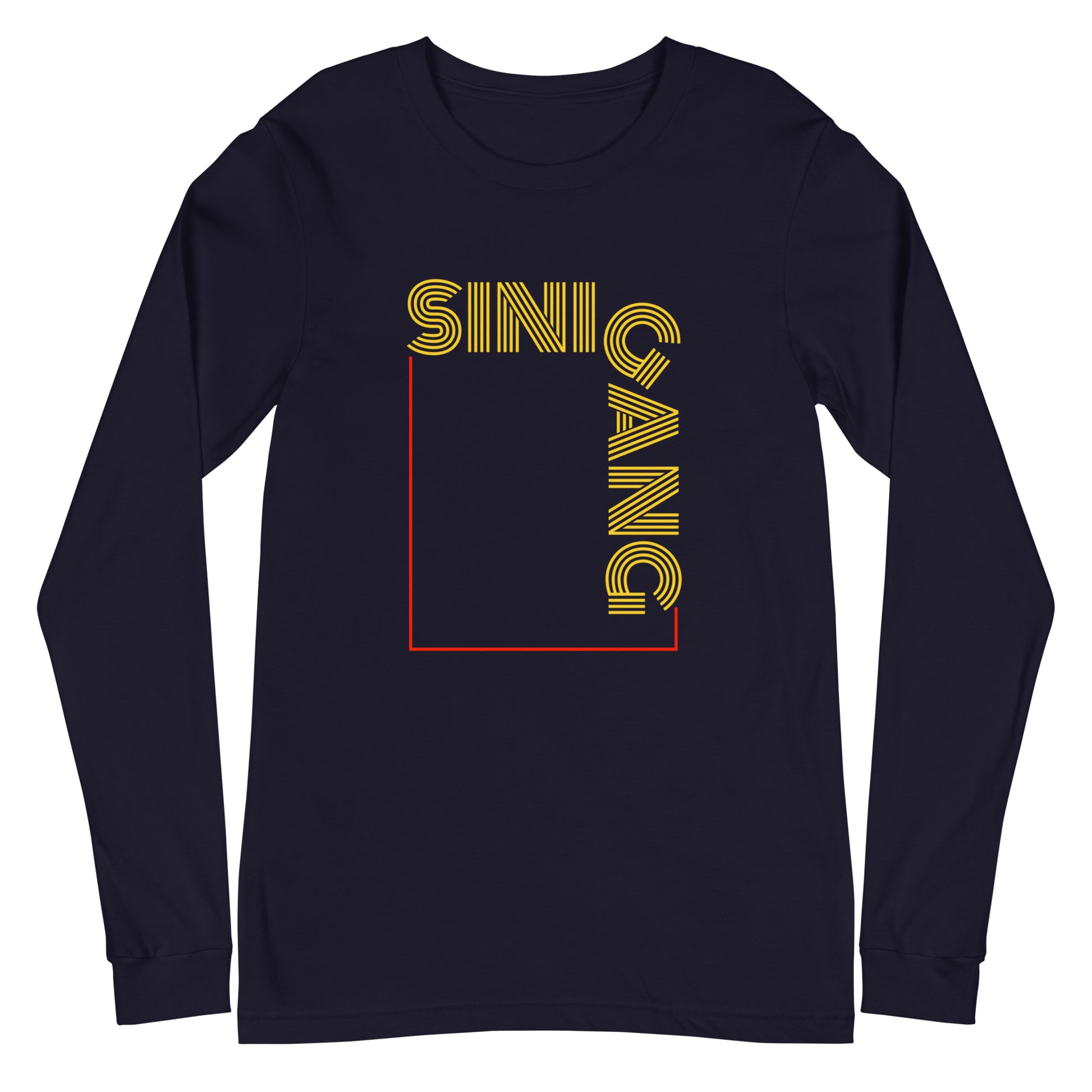 Sinigang Pinoy Long Sleeve T-Shirt Navy