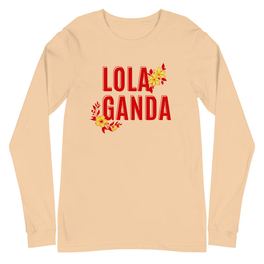 Lola Ganda Pinoy Long Sleeve T-Shirt Dune