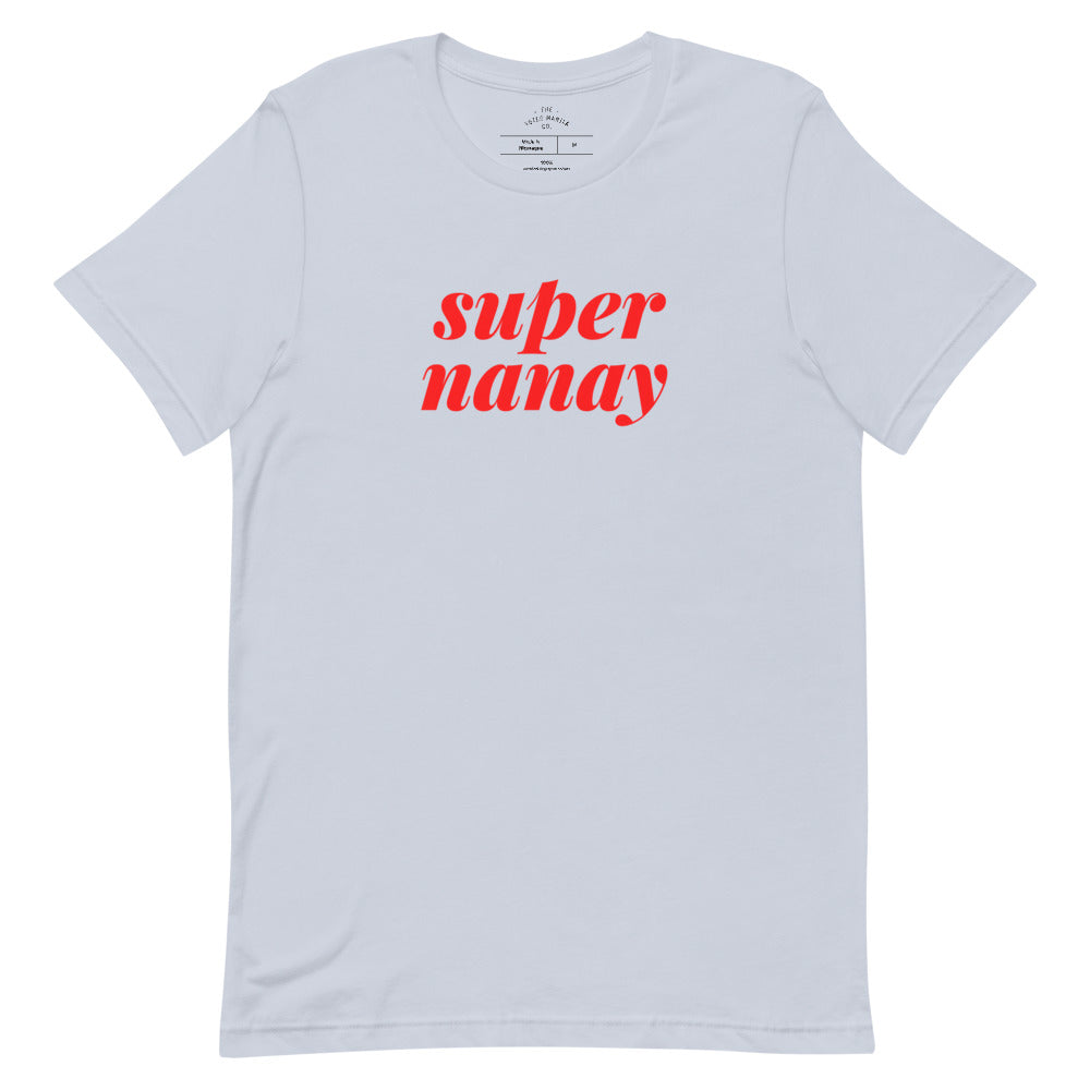 Filipino Shirt Super Nanay Best Mom Mother's Day Gift Merch in color variant Light Blue