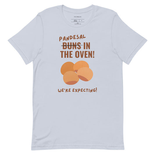 Filipino Shirt Pandesal In The Oven! Pregnancy Announcement Merch in color variant Light Blue